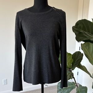 Investments Charcoal Knit Top